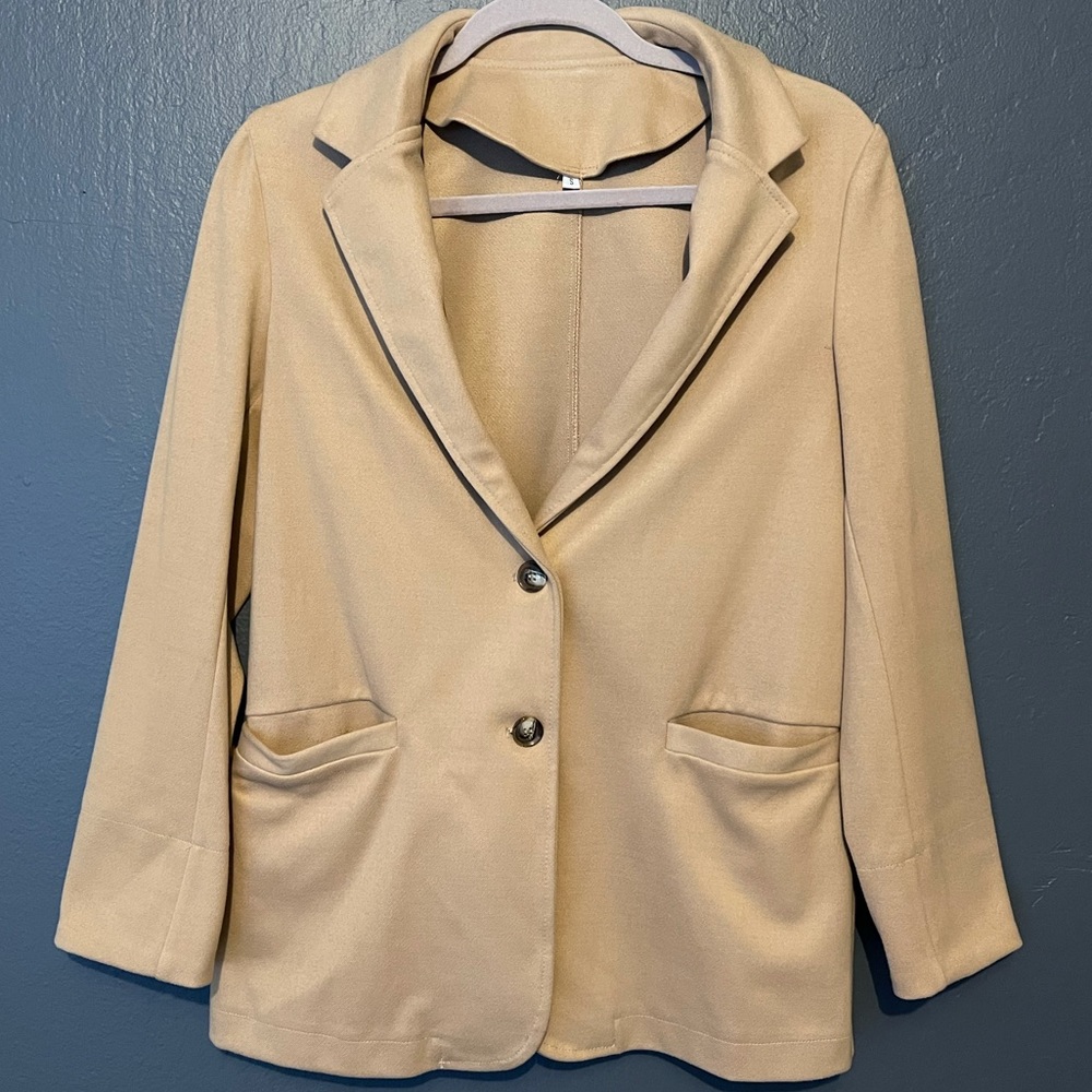 Camel blazer